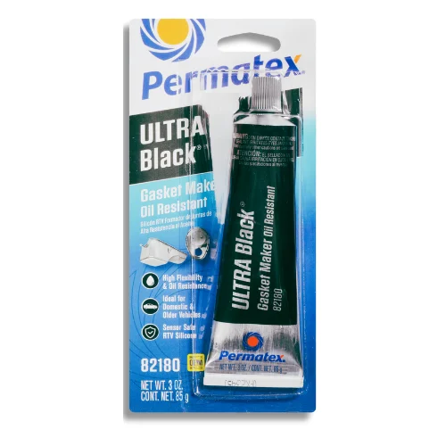 Permatex Ultra Black Maximum Oil Resistance RTV Silicone Gasket Maker - PSC Sealing Compounds